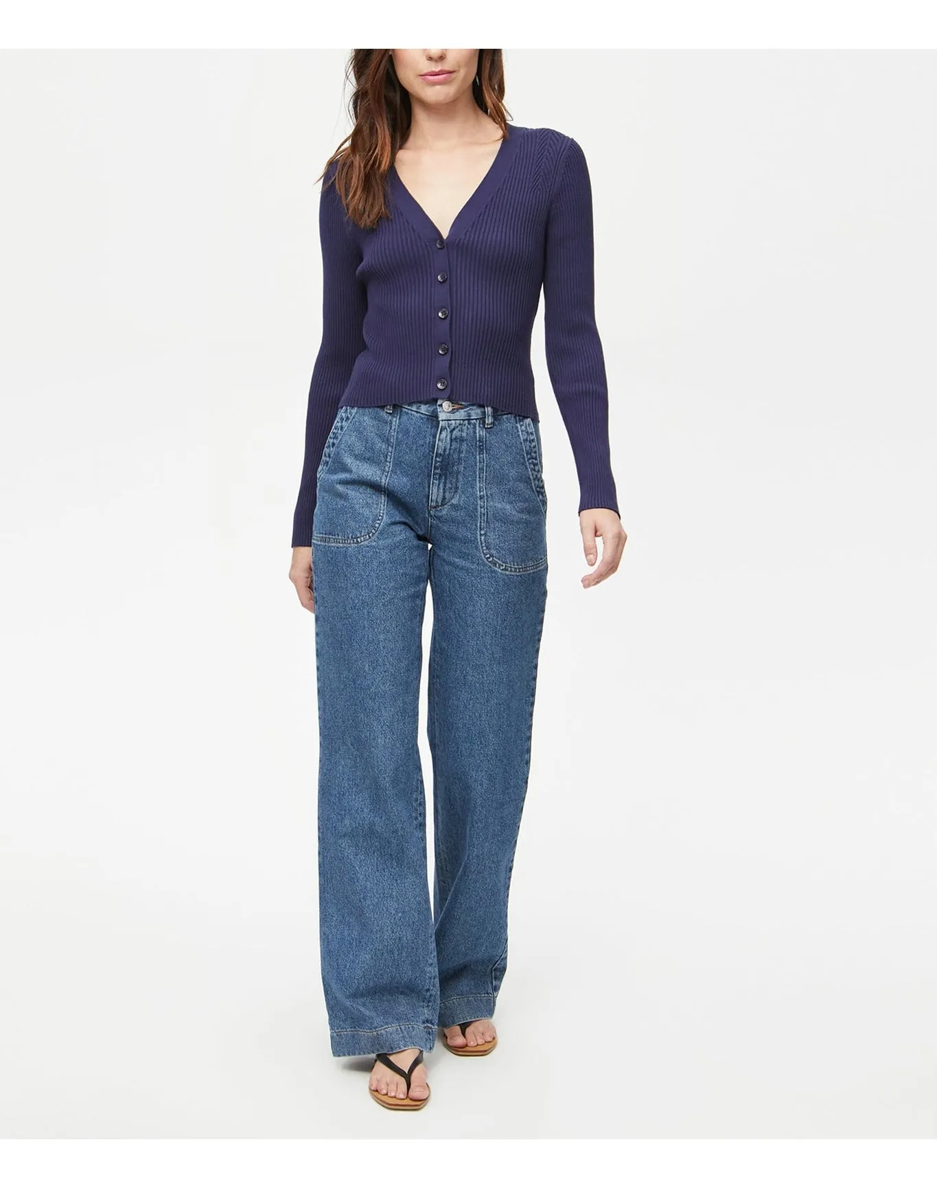 Khalia Ribbed Cardigan | Admiral MICHAEL STARS