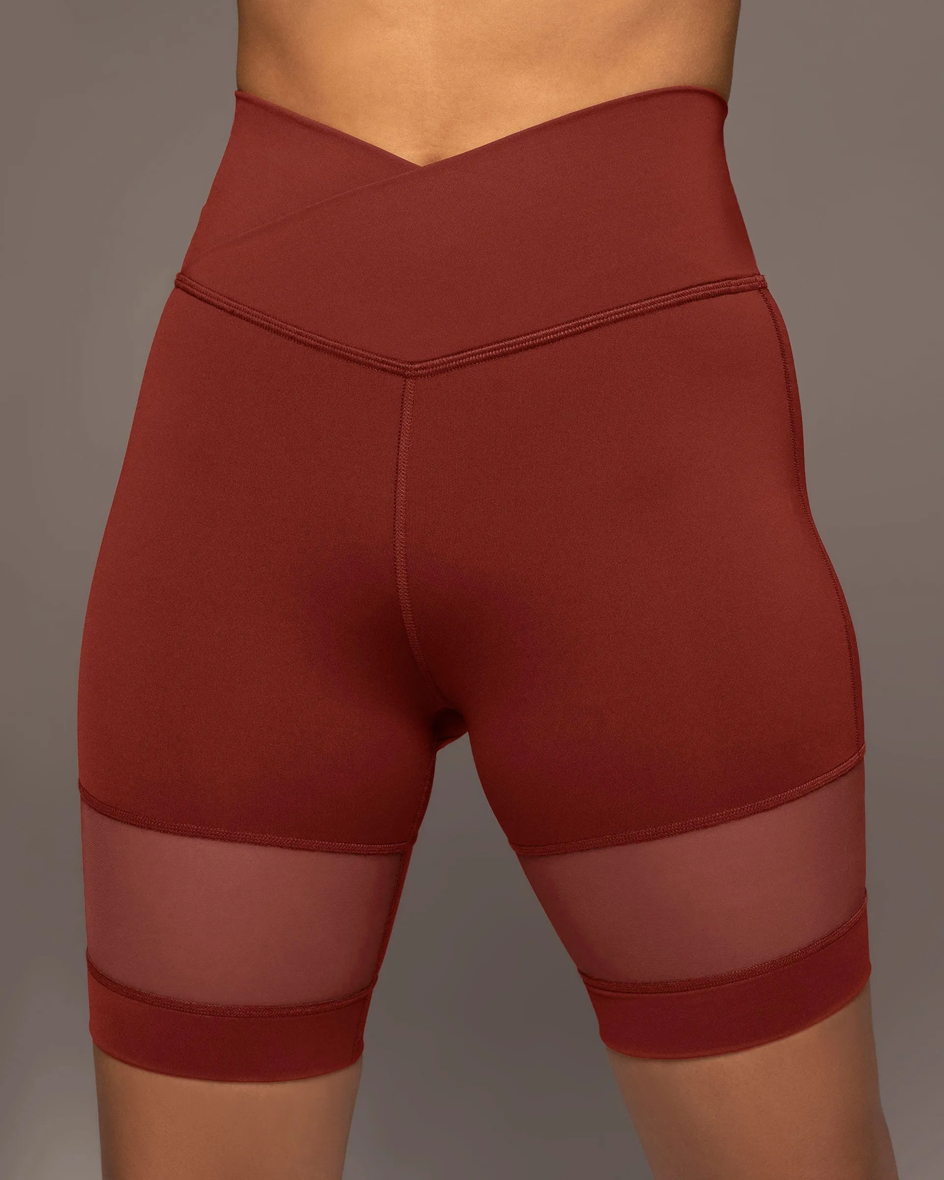 Kinetic Ray Bike Short 7 1/2 Inch | Terracotta MICHI