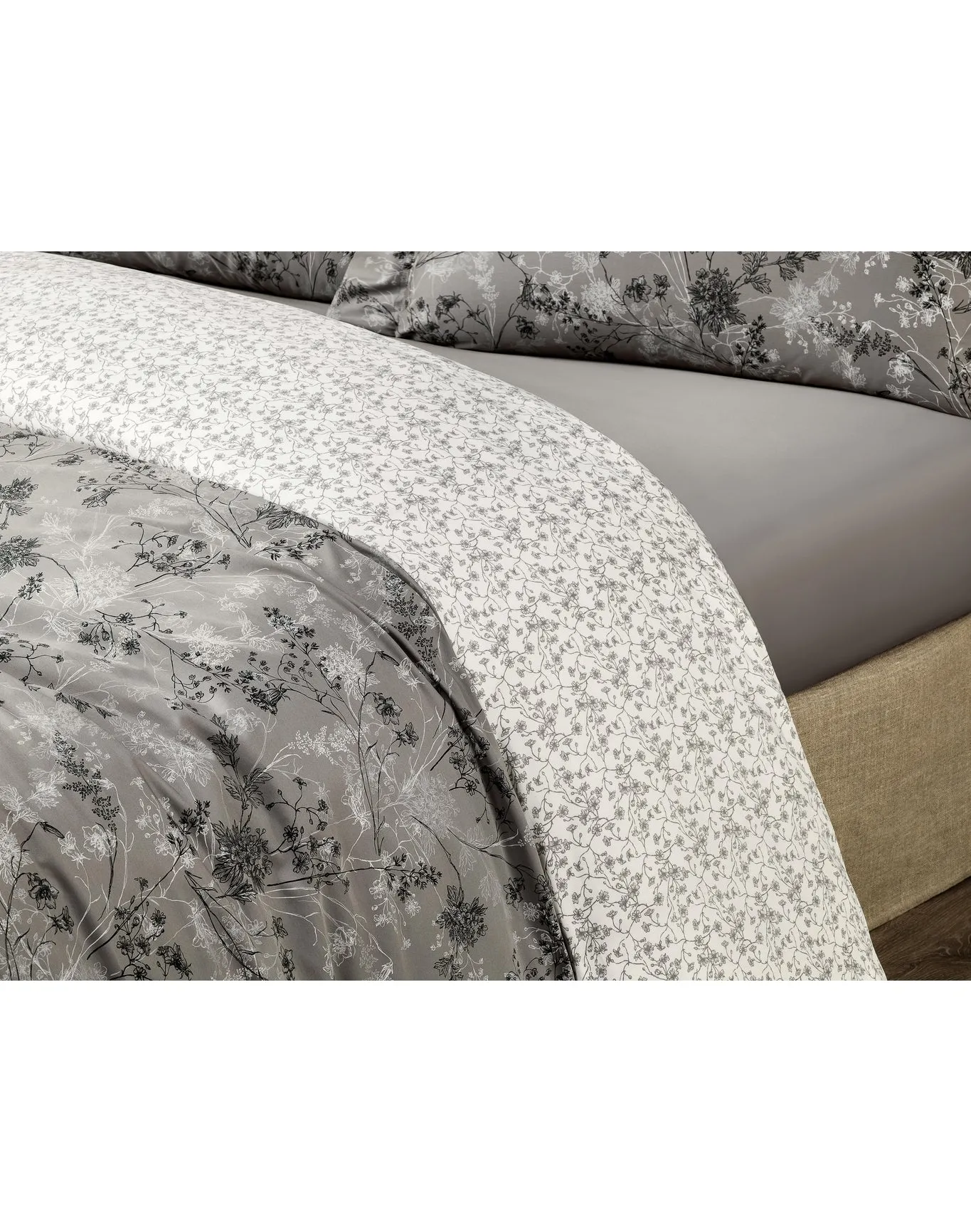 Kristi Flat Sheet | Grey TOGAS