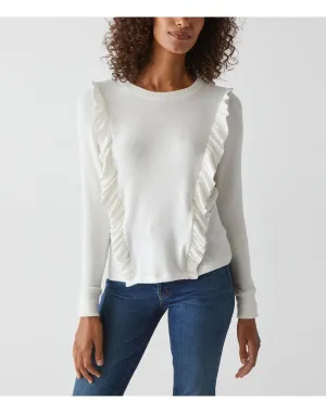 Kristi Top with Ruffle Detail | Chalk MICHAEL STARS