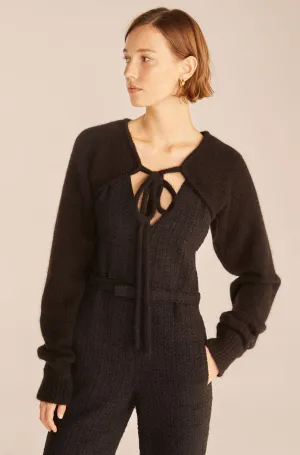 Ladies Chainette Shrug | Black REBECCA TAYLOR