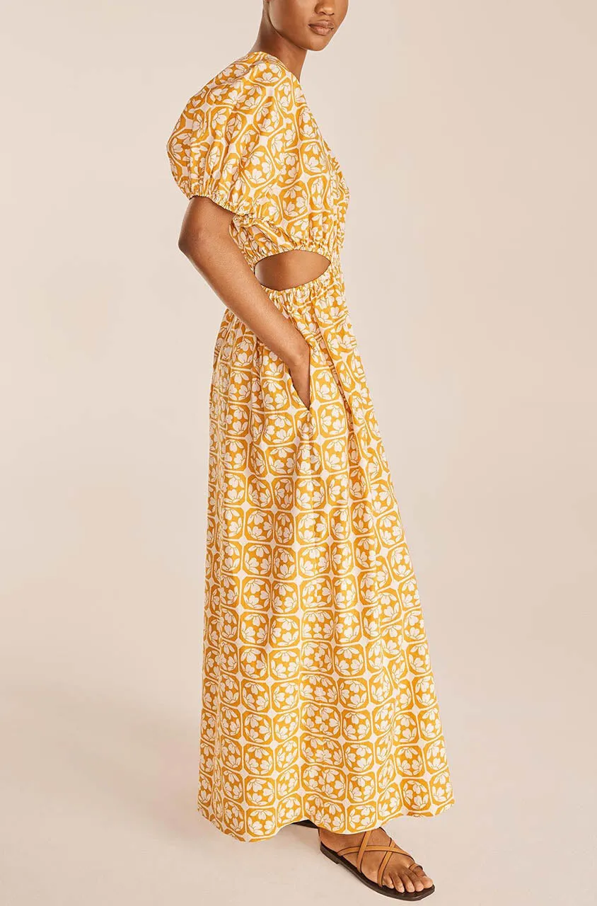 Lattice Fleur Poplin Jumpsuit | Lattice Fleur Honey Combo REBECCA TAYLOR