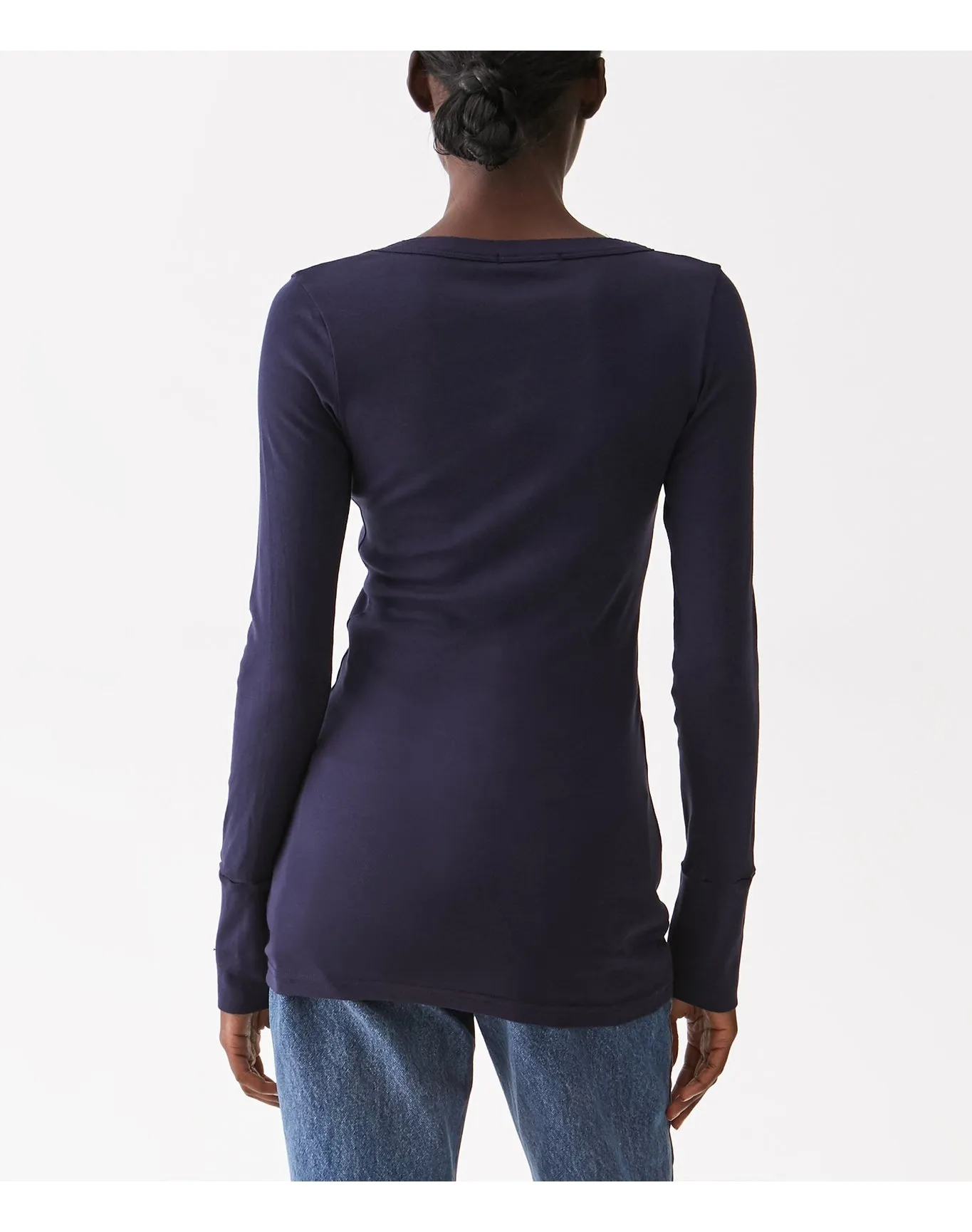 Legacy Supima Tee with Raw Edge | Admiral MICHAEL STARS