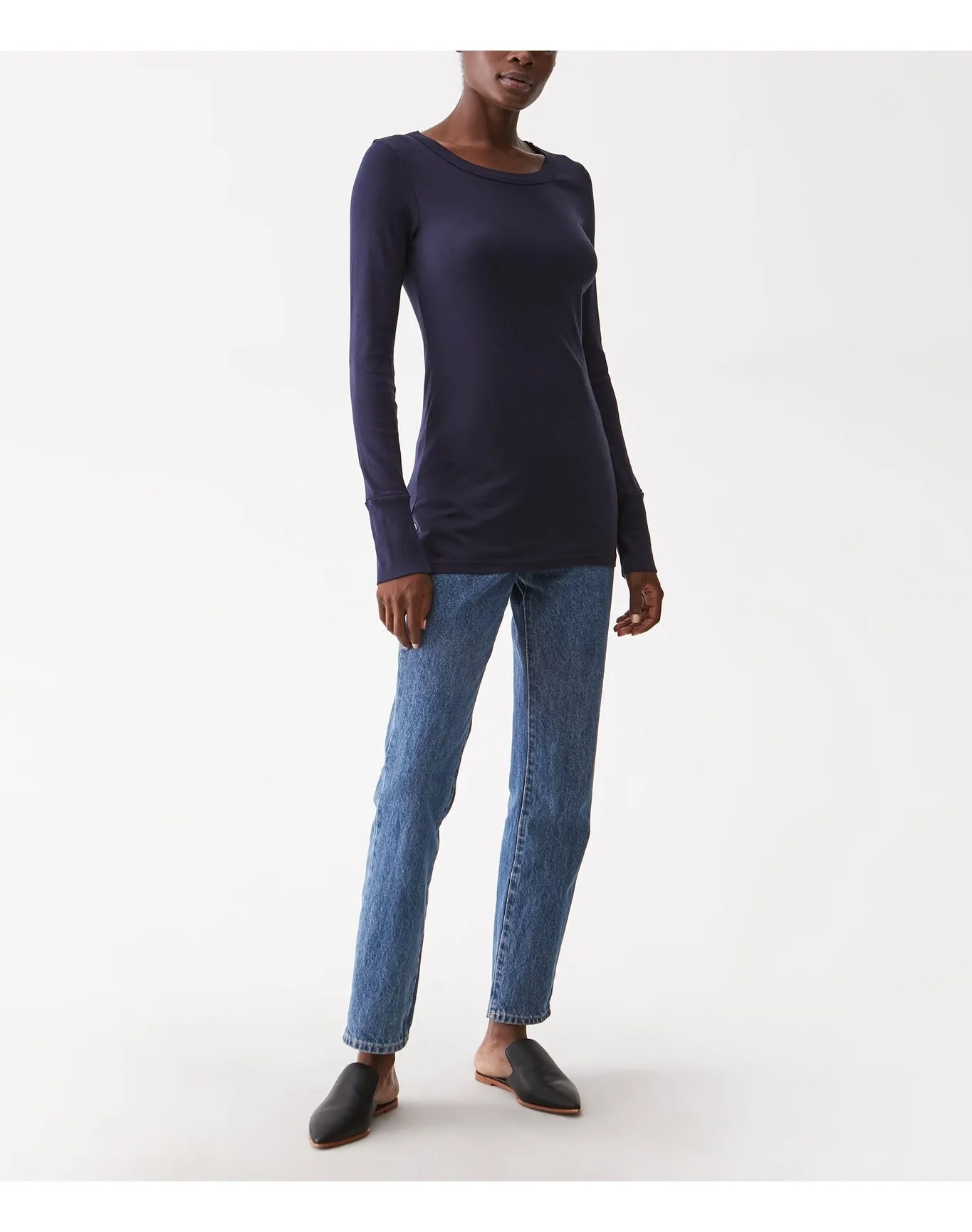 Legacy Supima Tee with Raw Edge | Admiral MICHAEL STARS
