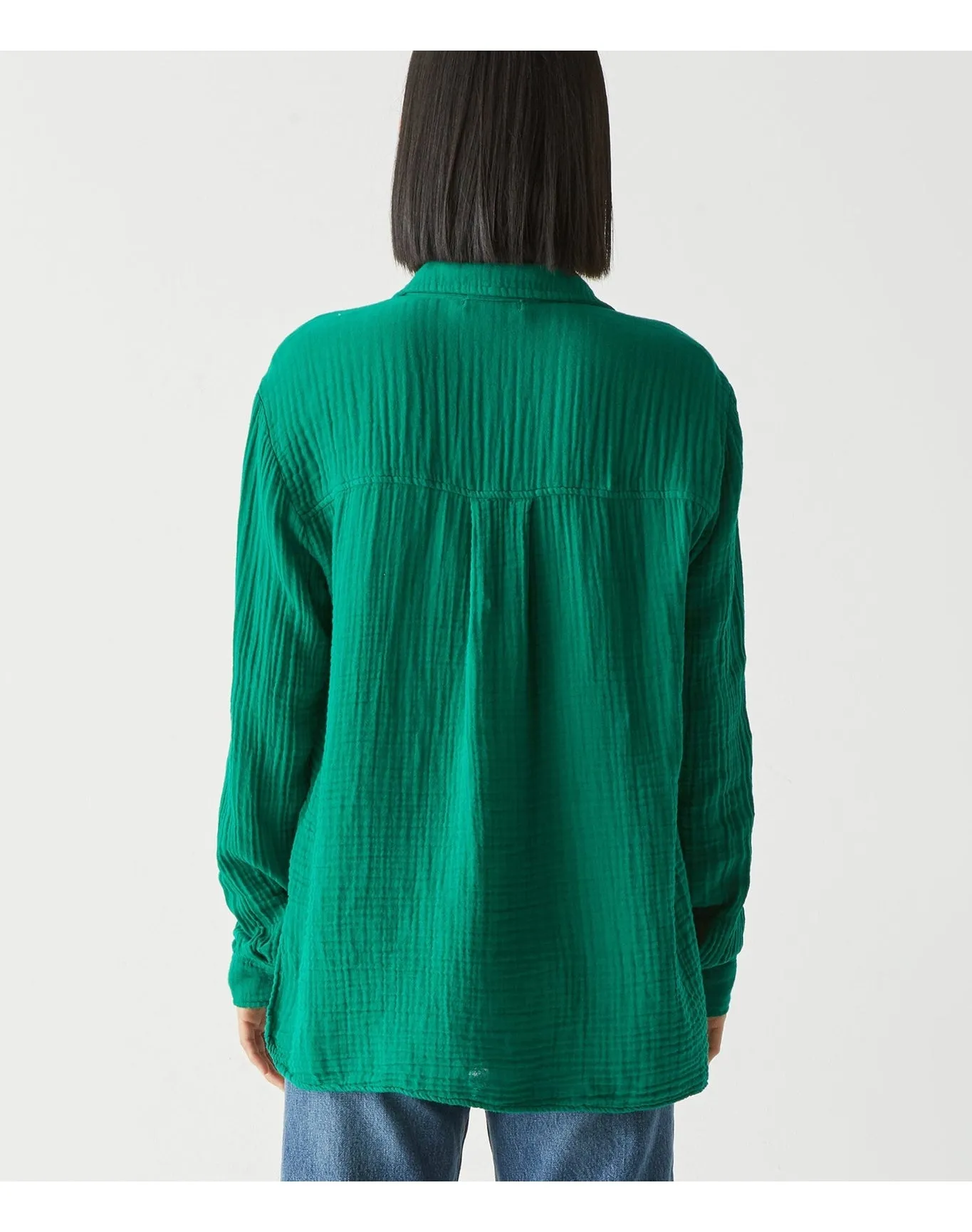 Leo Gauze Button Down Shirt | Kelly MICHAEL STARS