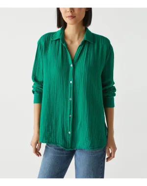 Leo Gauze Button Down Shirt | Kelly MICHAEL STARS