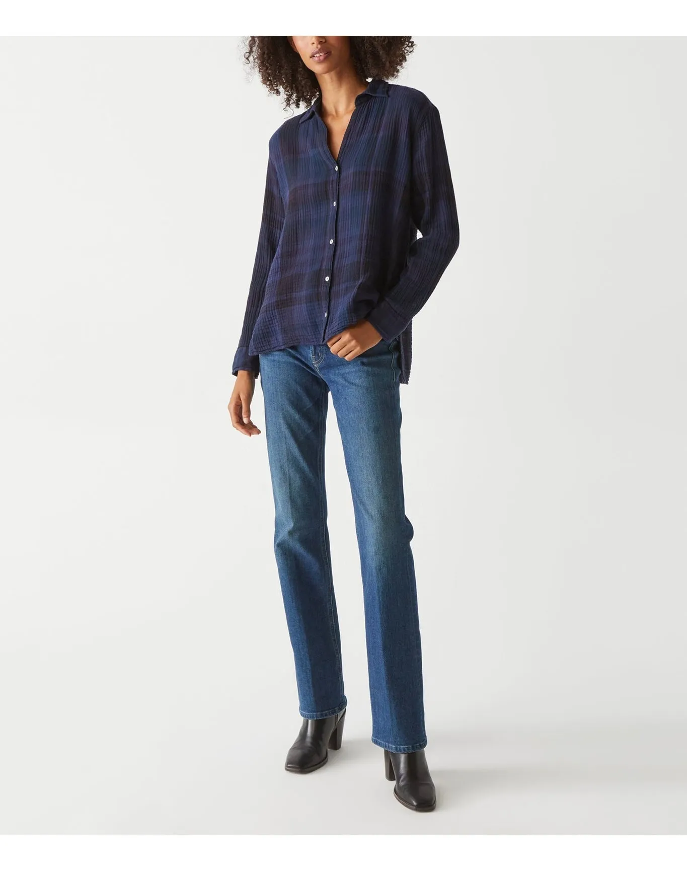 Leo Plaid Button Down Shirt | Nocturnal MICHAEL STARS