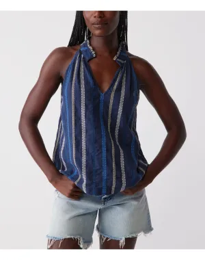 Leslie Split Neck Top | Nocturnal Combo MICHAEL STARS