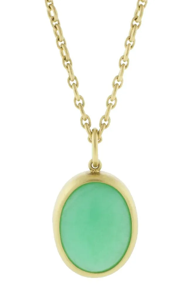 Limited Edition Mint Chrysoprase Pendant