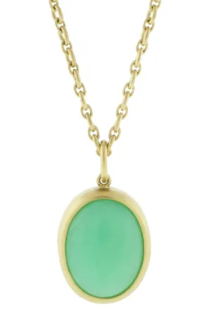 Limited Edition Mint Chrysoprase Pendant