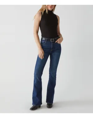 Lino Shine Mock Neck Tank | Black MICHAEL STARS