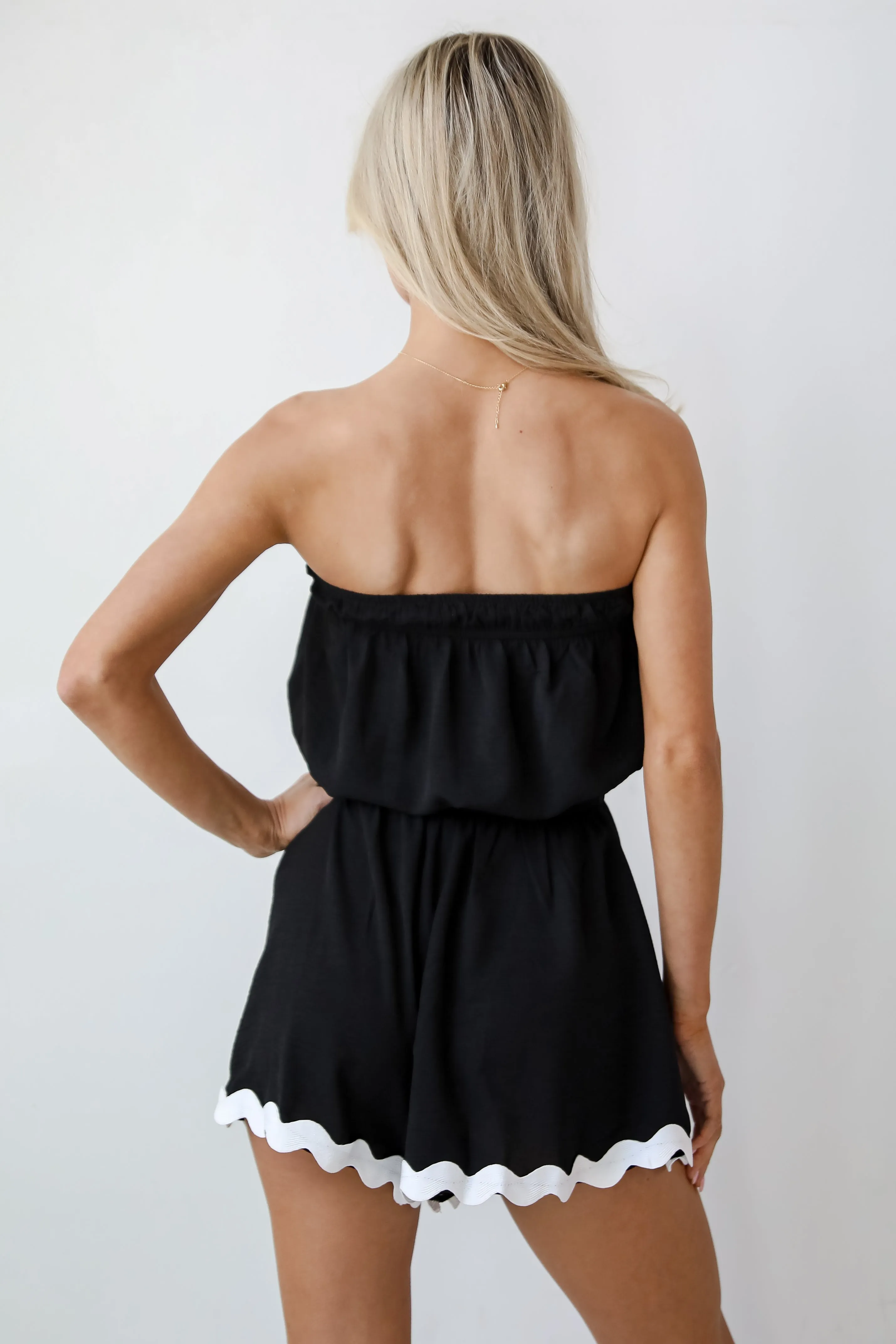 Little Moments Strapless Romper - DU DEAL