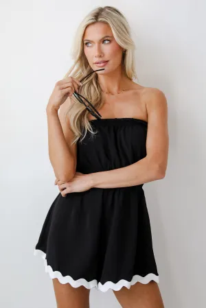 Little Moments Strapless Romper - DU DEAL