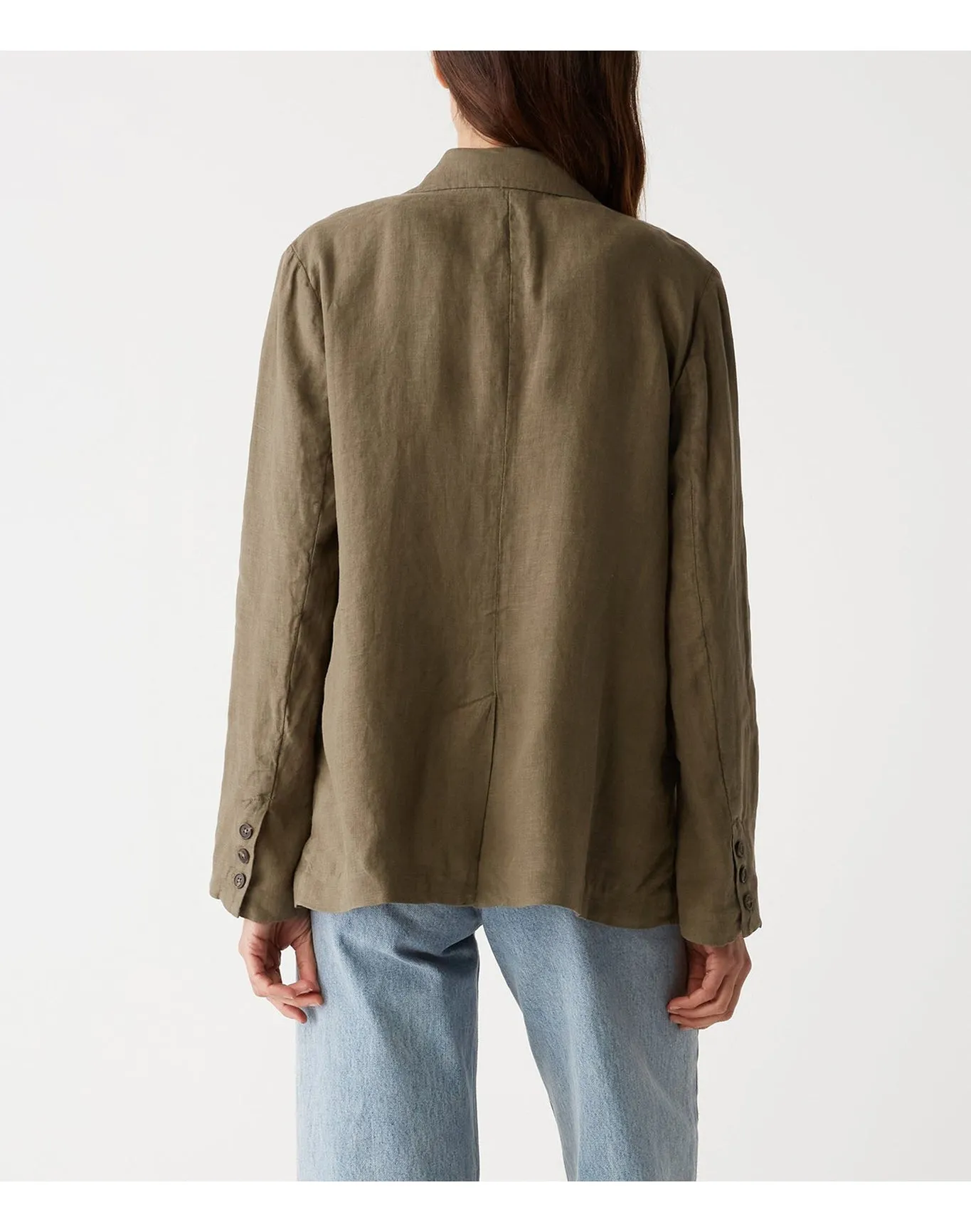 Lottie Linen Blazer | Camo MICHAEL STARS