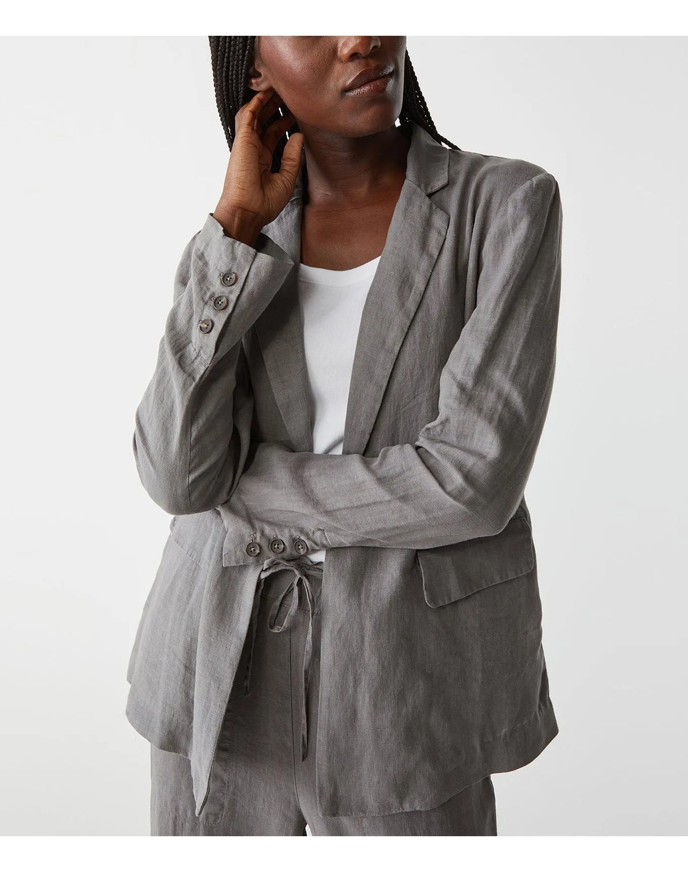 Lottie Linen Blazer | Oxide MICHAEL STARS