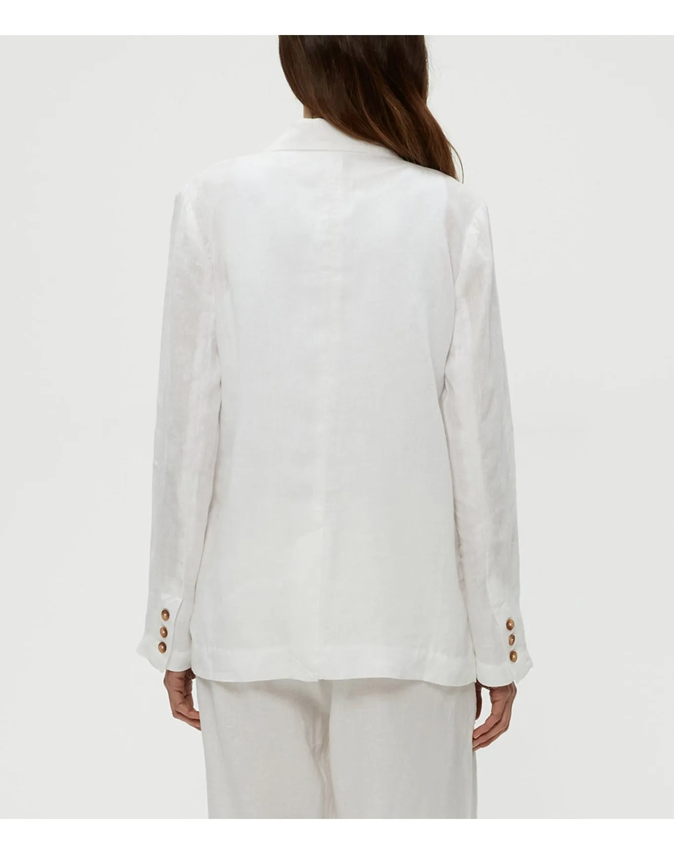 Lottie Linen Blazer | White MICHAEL STARS