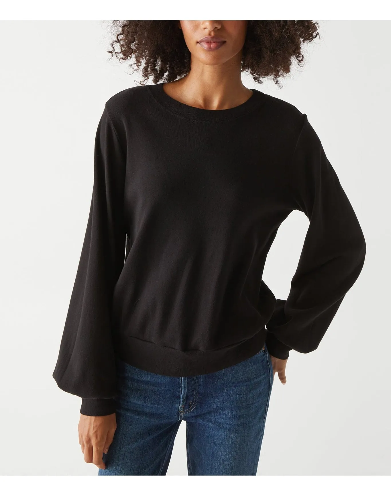Mac Balloon Sleeve Tee | Black MICHAEL STARS