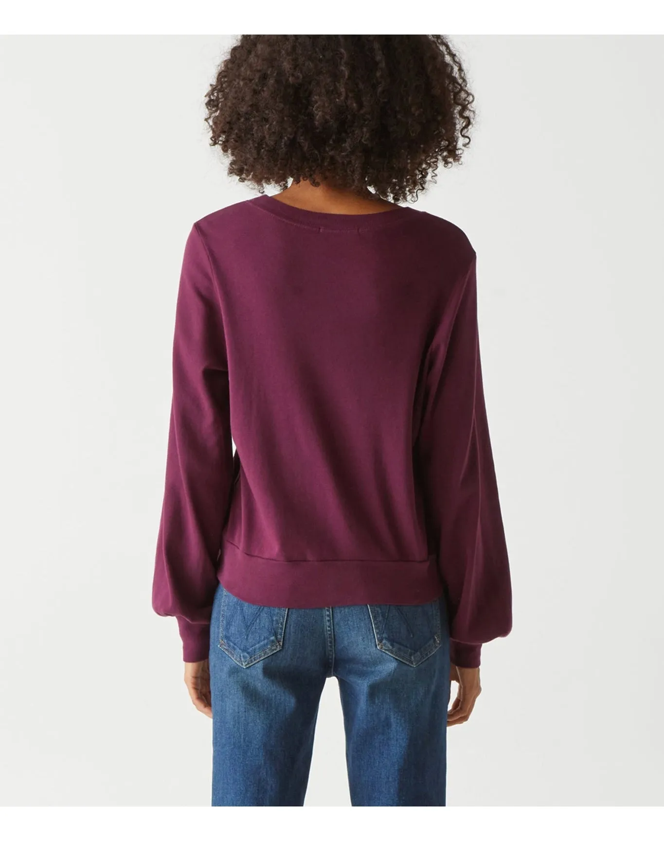 Mac Balloon Sleeve Tee | Plum MICHAEL STARS