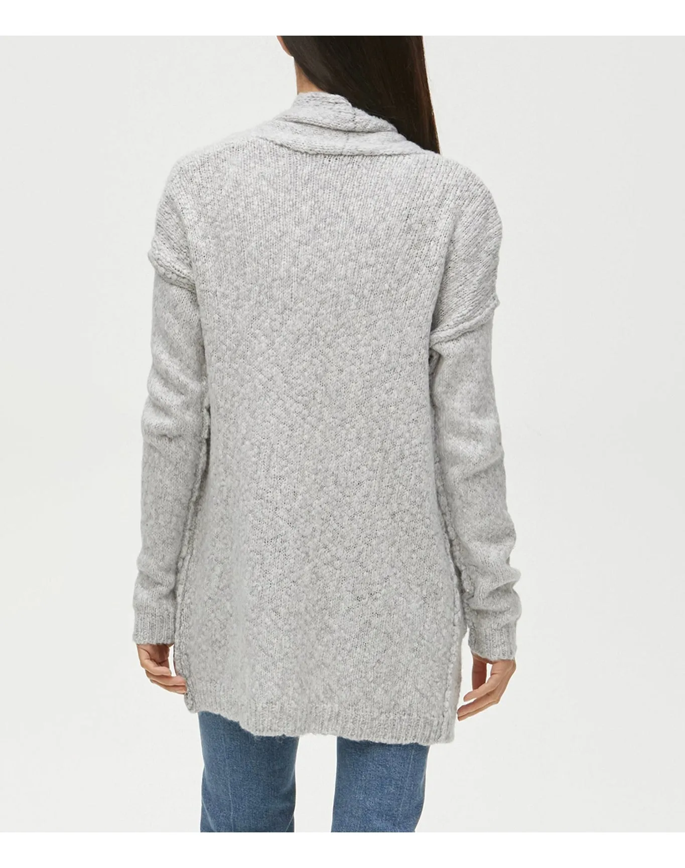 Magdalena Open Cardigan | Heather Grey MICHAEL STARS