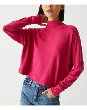 Marcy Mock Neck Top | Dark Voltage MICHAEL STARS