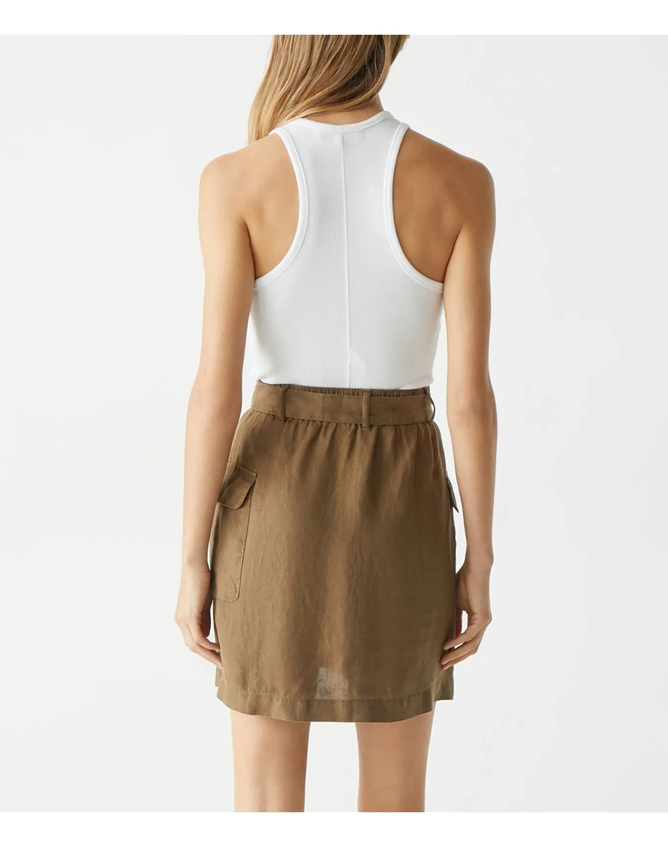Martina Linen Button Front Skirt | Dolma MICHAEL STARS