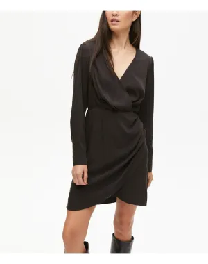 Mary Surplice Dress | Black MICHAEL STARS