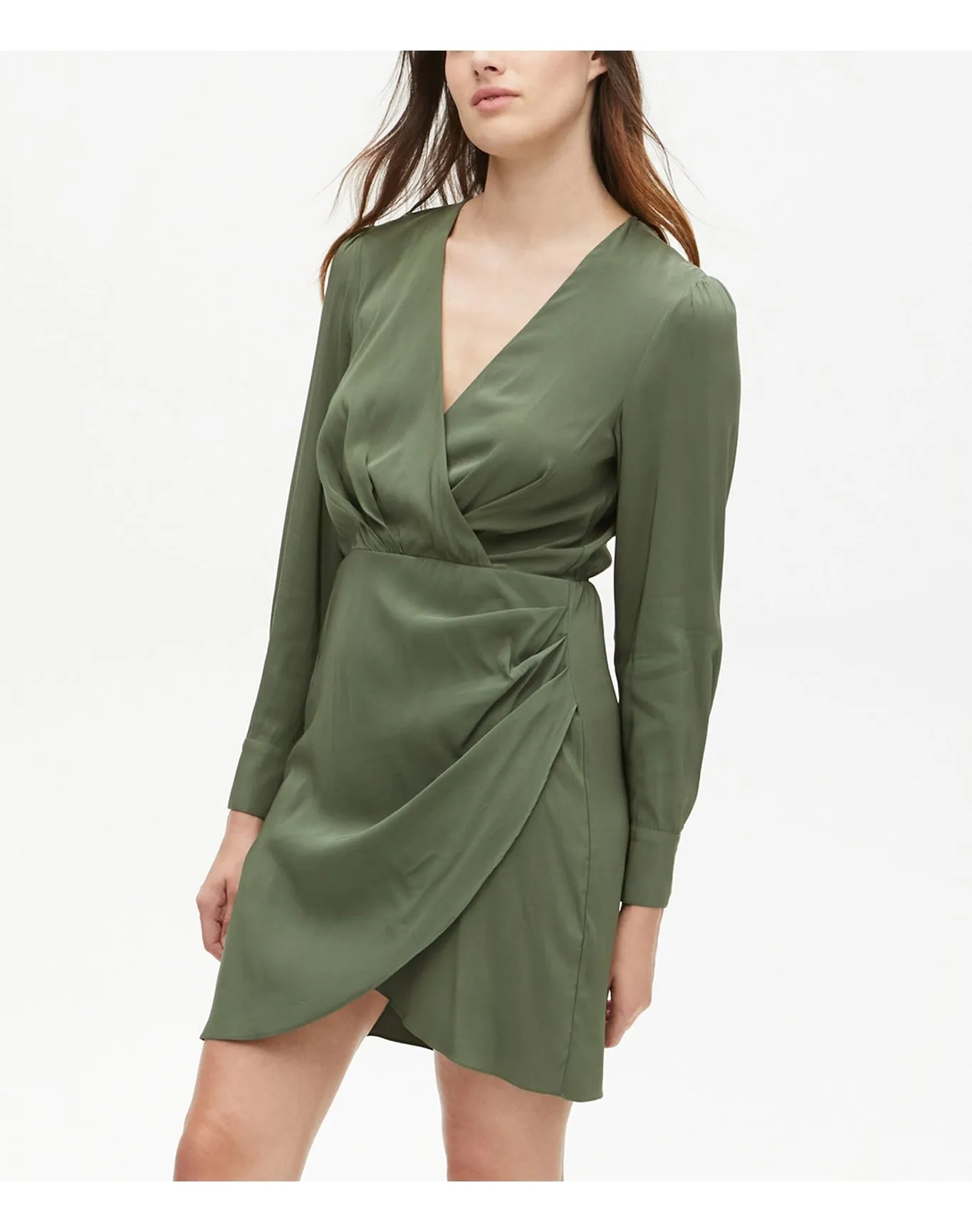 Mary Surplice Dress | Tarragon MICHAEL STARS