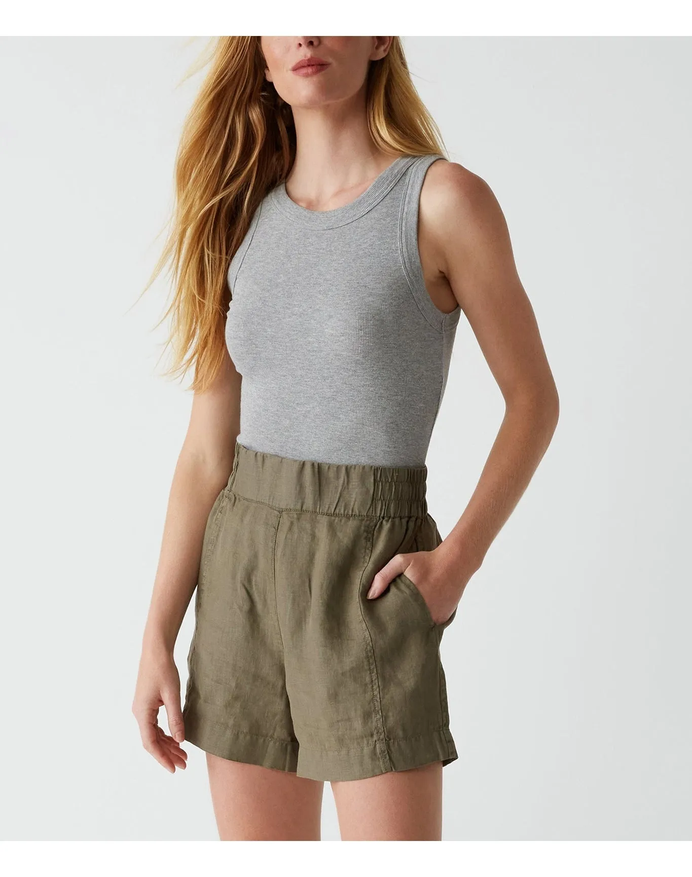 Mavis High Rise Short | Camo MICHAEL STARS