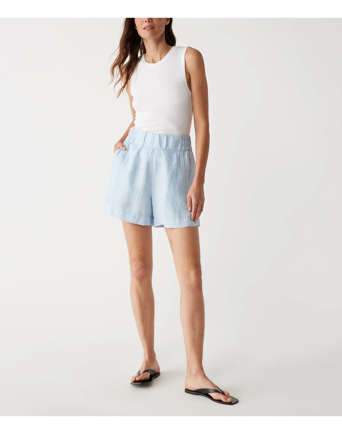 Mavis High Rise Short | Water MICHAEL STARS