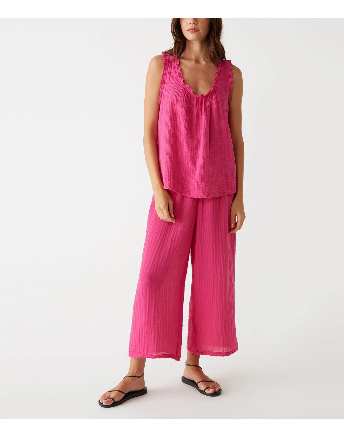 Medina Cropped Gauze Pant | Pitaya MICHAEL STARS