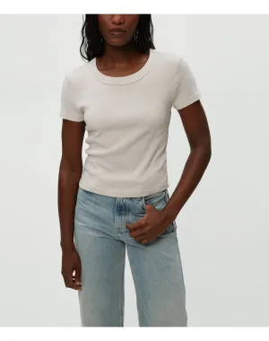 Mimi Cropped Tee | Cement MICHAEL STARS