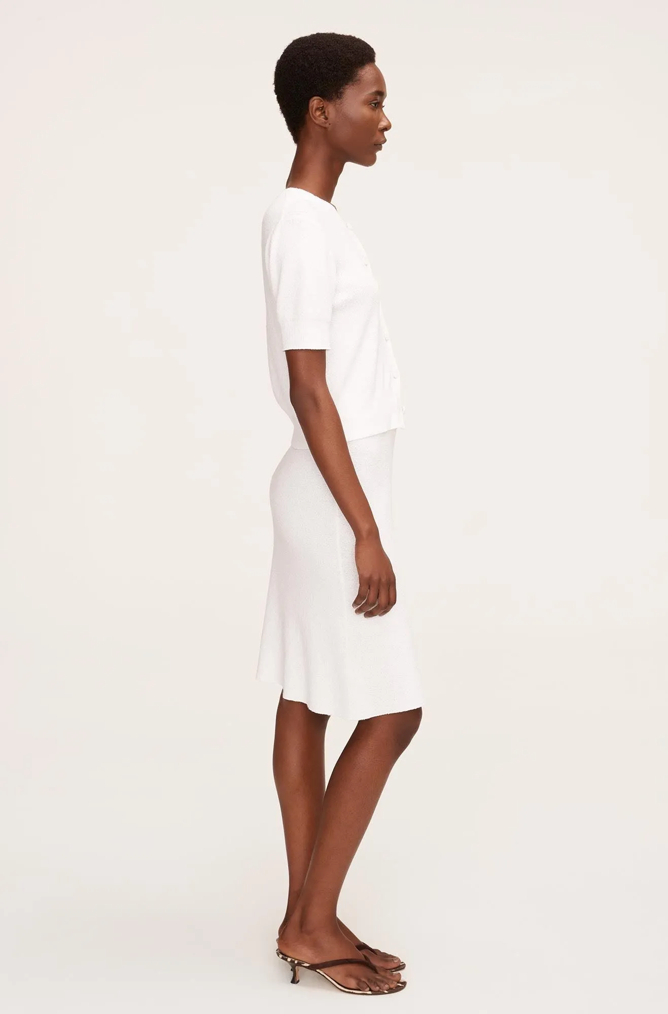 Mini Boucle Skirt | Blanc REBECCA TAYLOR