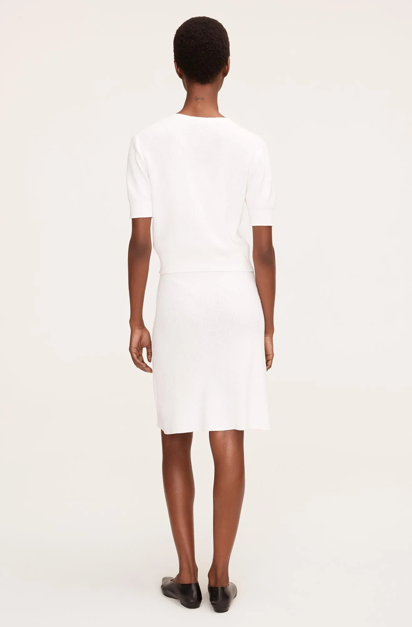 Mini Boucle Skirt | Blanc REBECCA TAYLOR