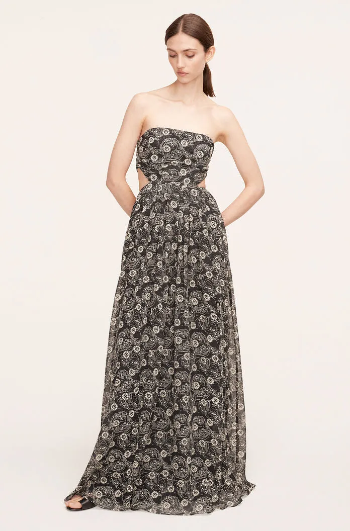 Monarch Fleur Whisper Front Dress | Monarch Fleur Black Combo REBECCA TAYLOR