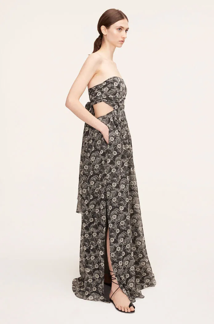 Monarch Fleur Whisper Front Dress | Monarch Fleur Black Combo REBECCA TAYLOR