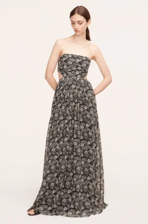 Monarch Fleur Whisper Front Dress | Monarch Fleur Black Combo REBECCA TAYLOR