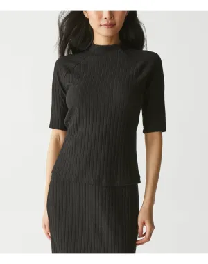 Nadine Mock Neck Top | Black MICHAEL STARS