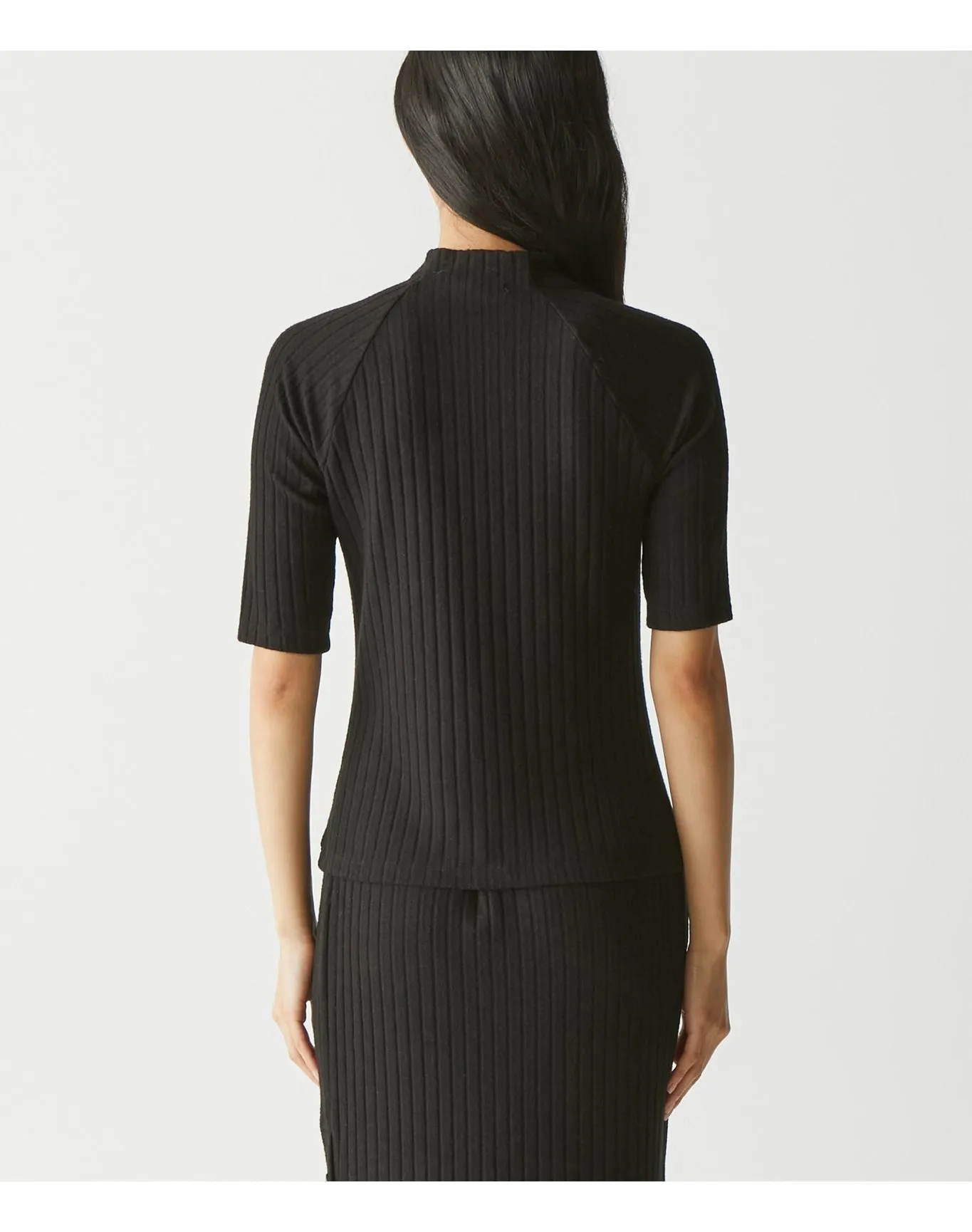 Nadine Mock Neck Top | Black MICHAEL STARS