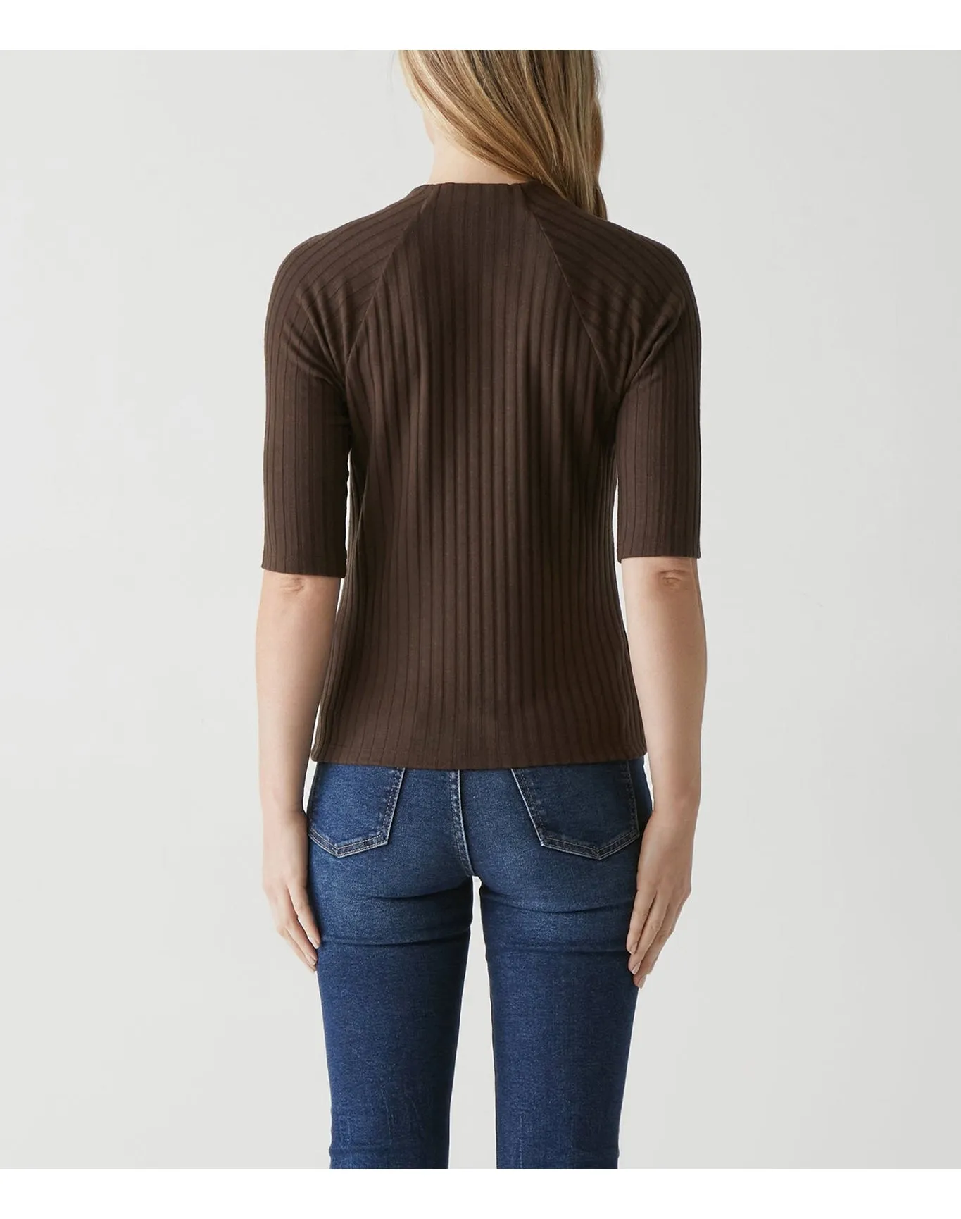 Nadine Mock Neck Top | Java MICHAEL STARS