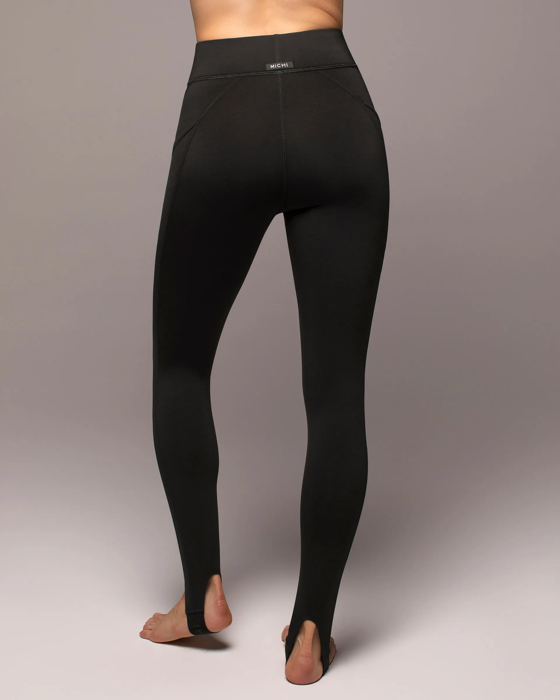 Odyssey Pocket Stirrup Legging | Black MICHI