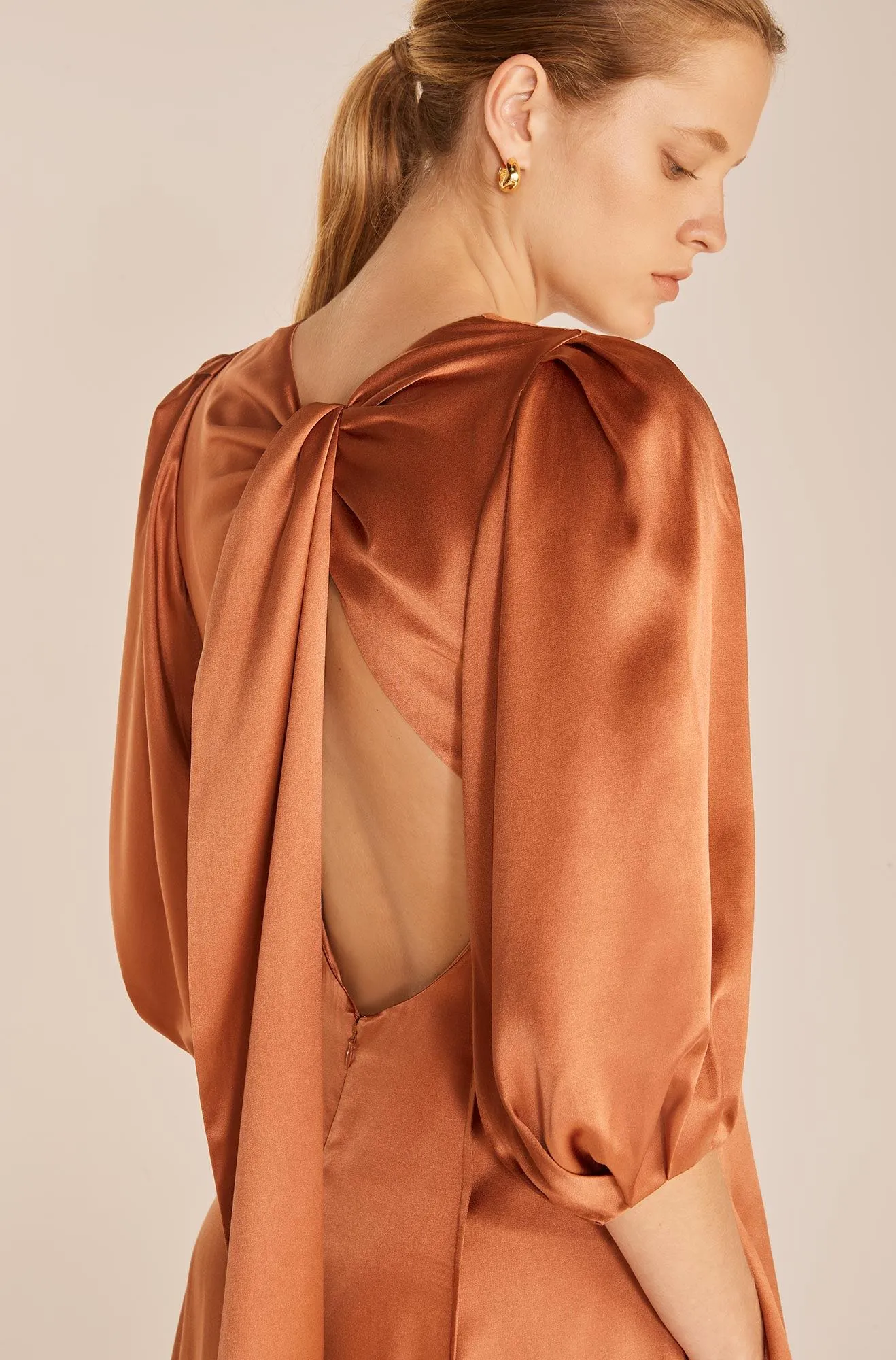 Open Back Dress | Auburn REBECCA TAYLOR