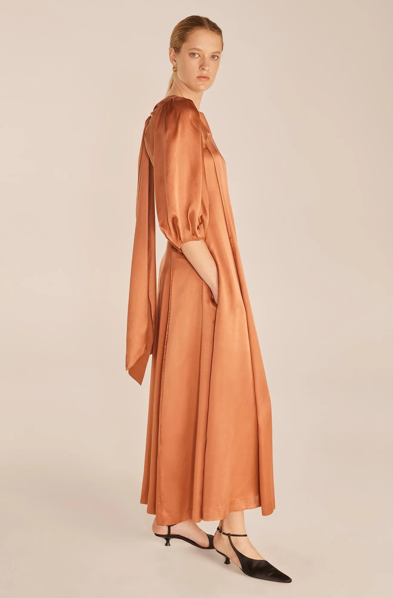 Open Back Dress | Auburn REBECCA TAYLOR
