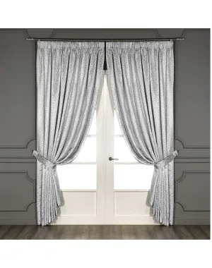Origami Curtains And Tiebacks | Grey TOGAS