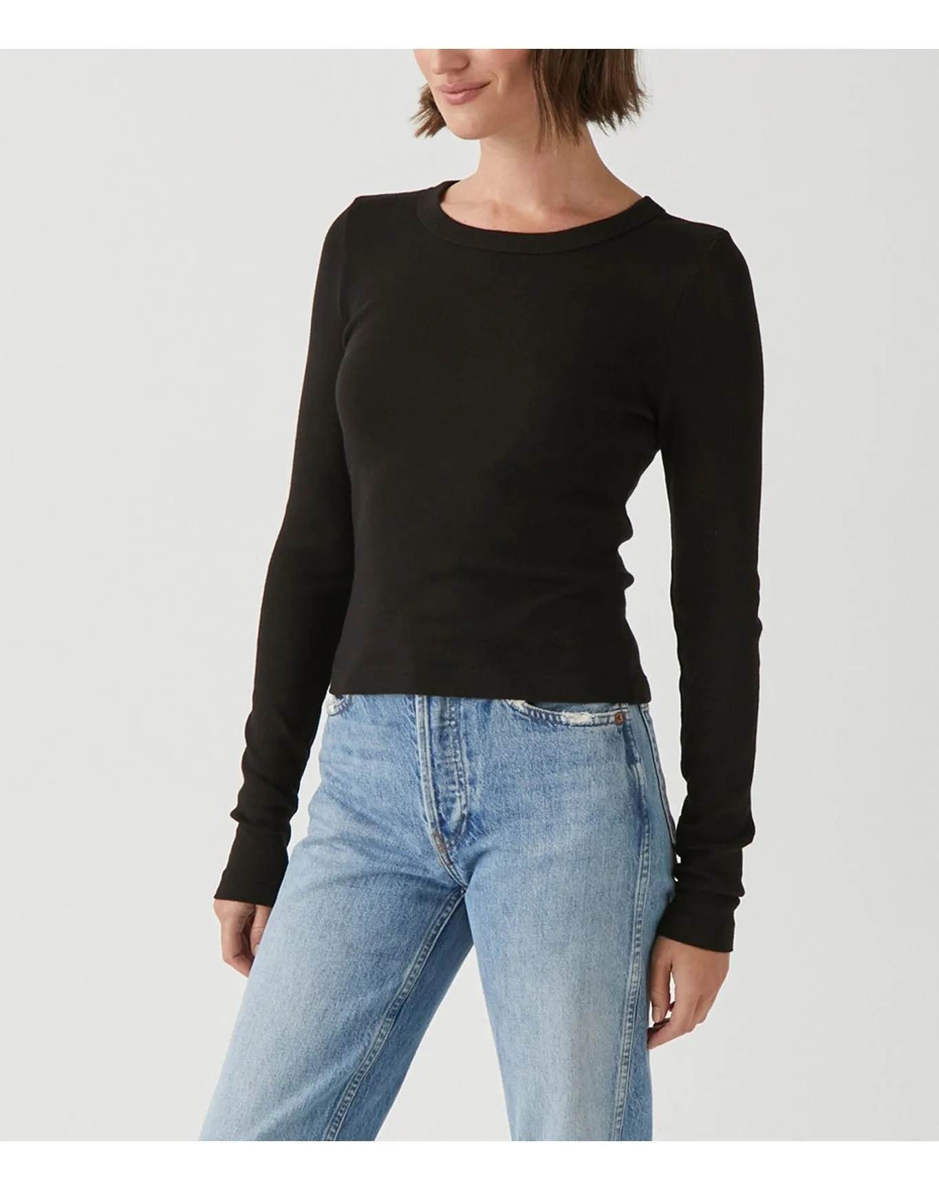 Orion Cropped Tee | Black MICHAEL STARS