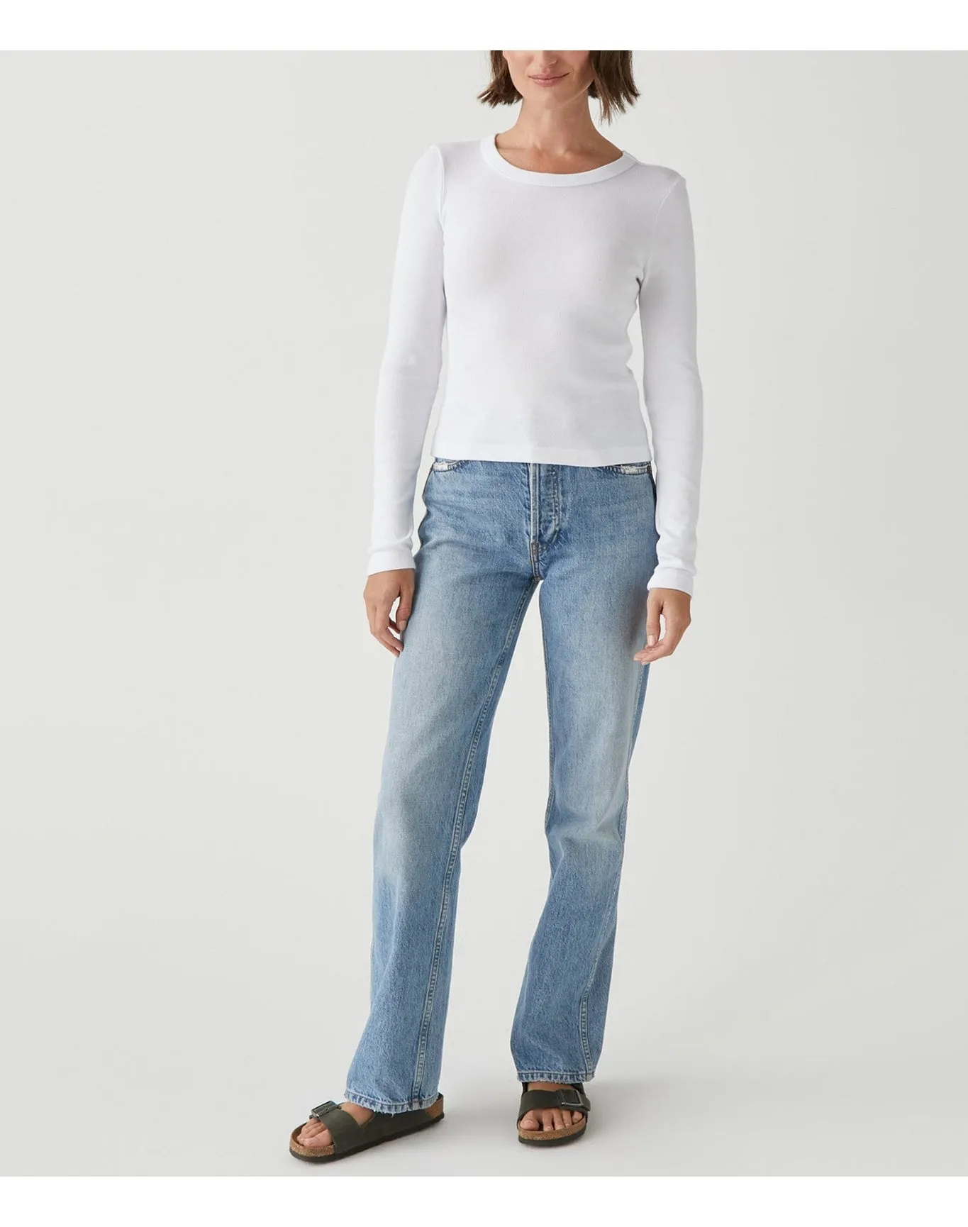 Orion Cropped Tee | White MICHAEL STARS