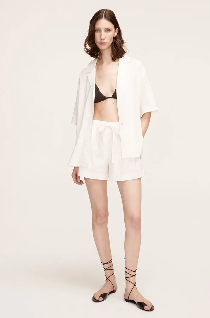 Pajama Linen Short | Full Moon REBECCA TAYLOR