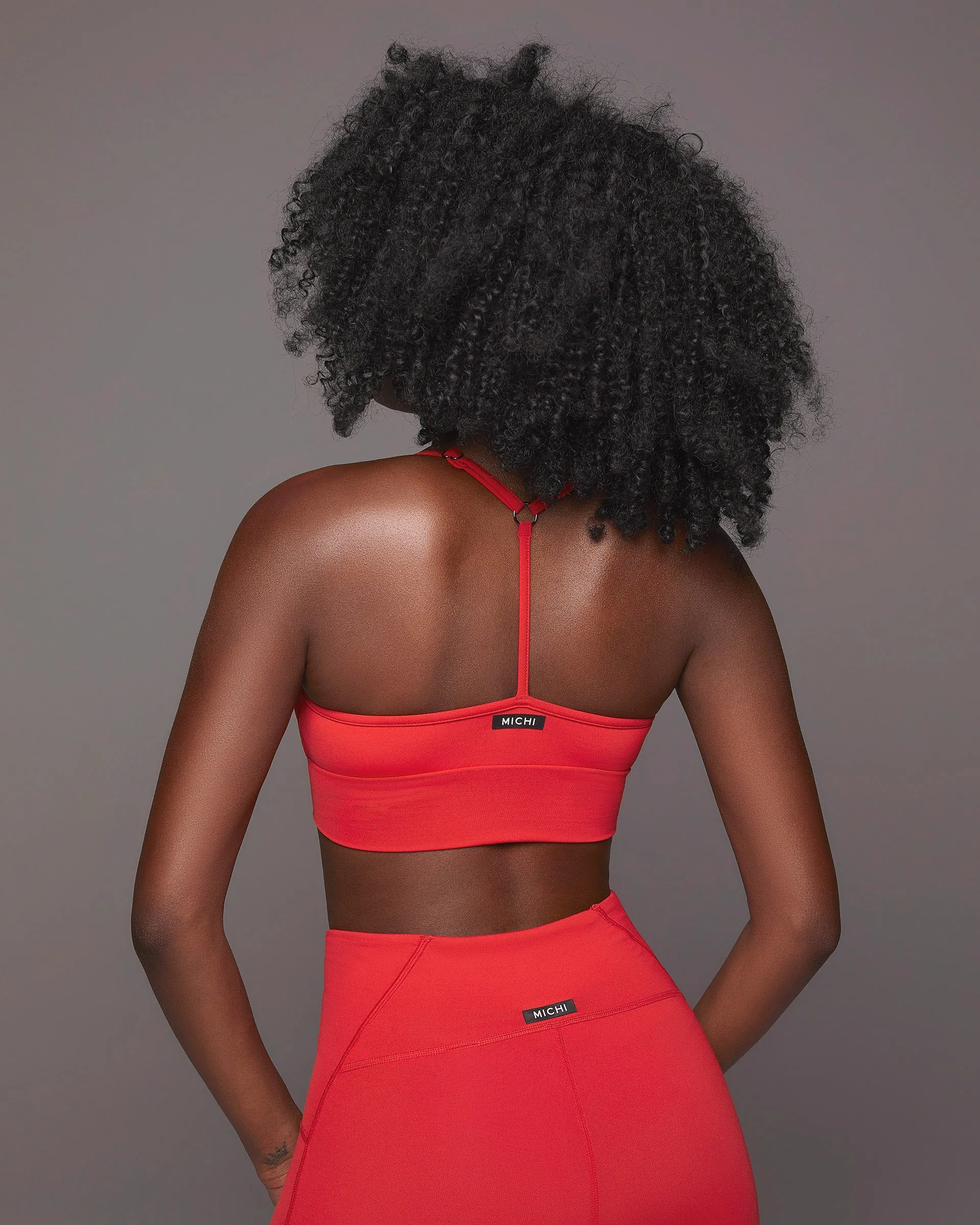 Palma Longline Bra | Fire Red MICHI