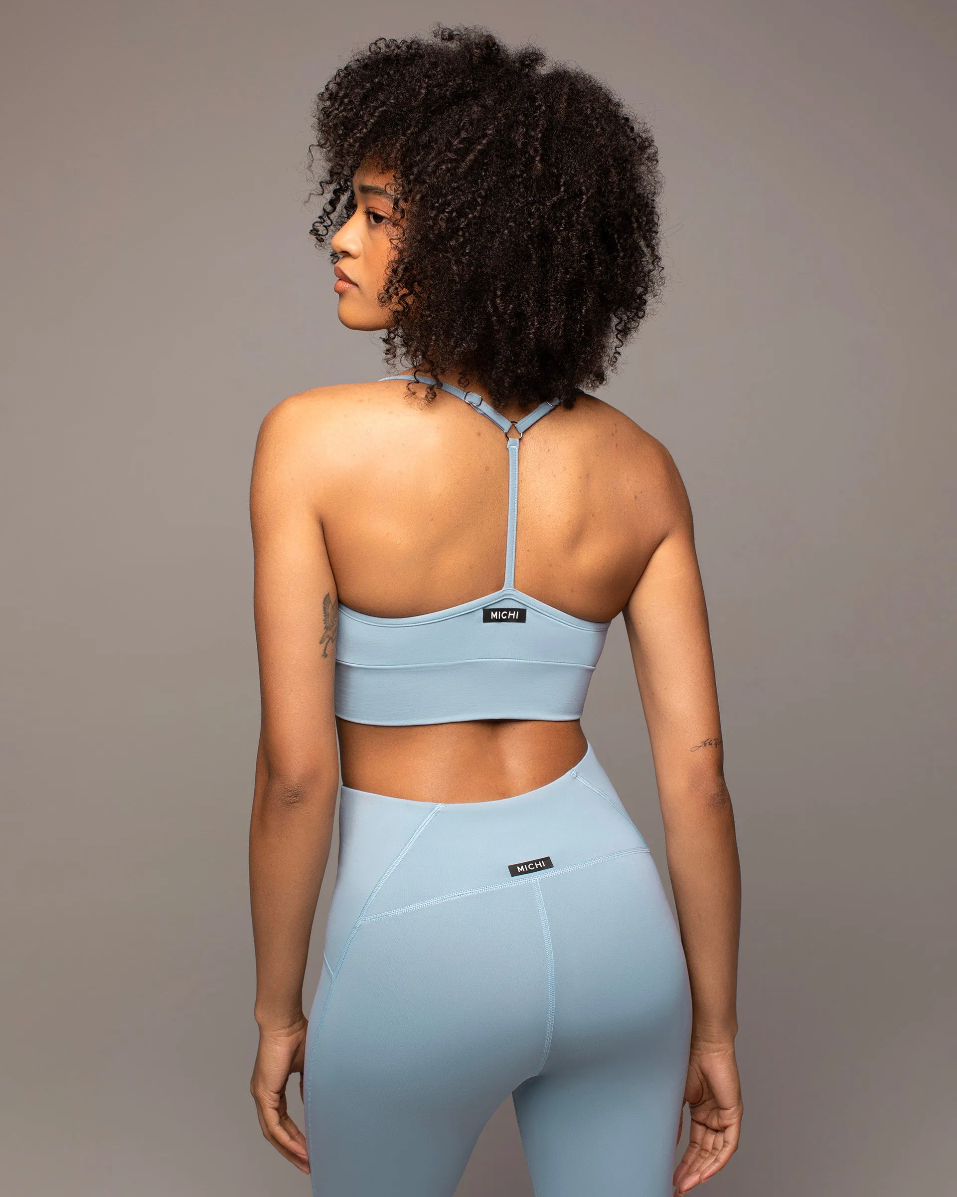 Palma Longline Bra | Ice Blue MICHI