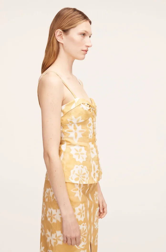 Paper Fleur Button Front Tank | Paper Fleur Ginger Combo REBECCA TAYLOR