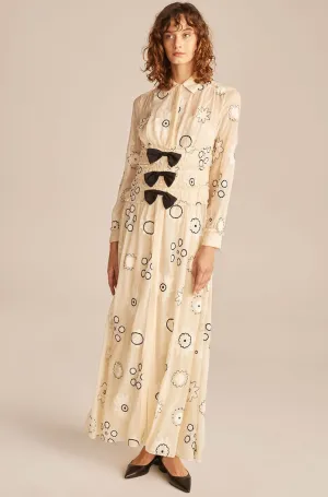 Parasol Embroidery Dress | Shell REBECCA TAYLOR